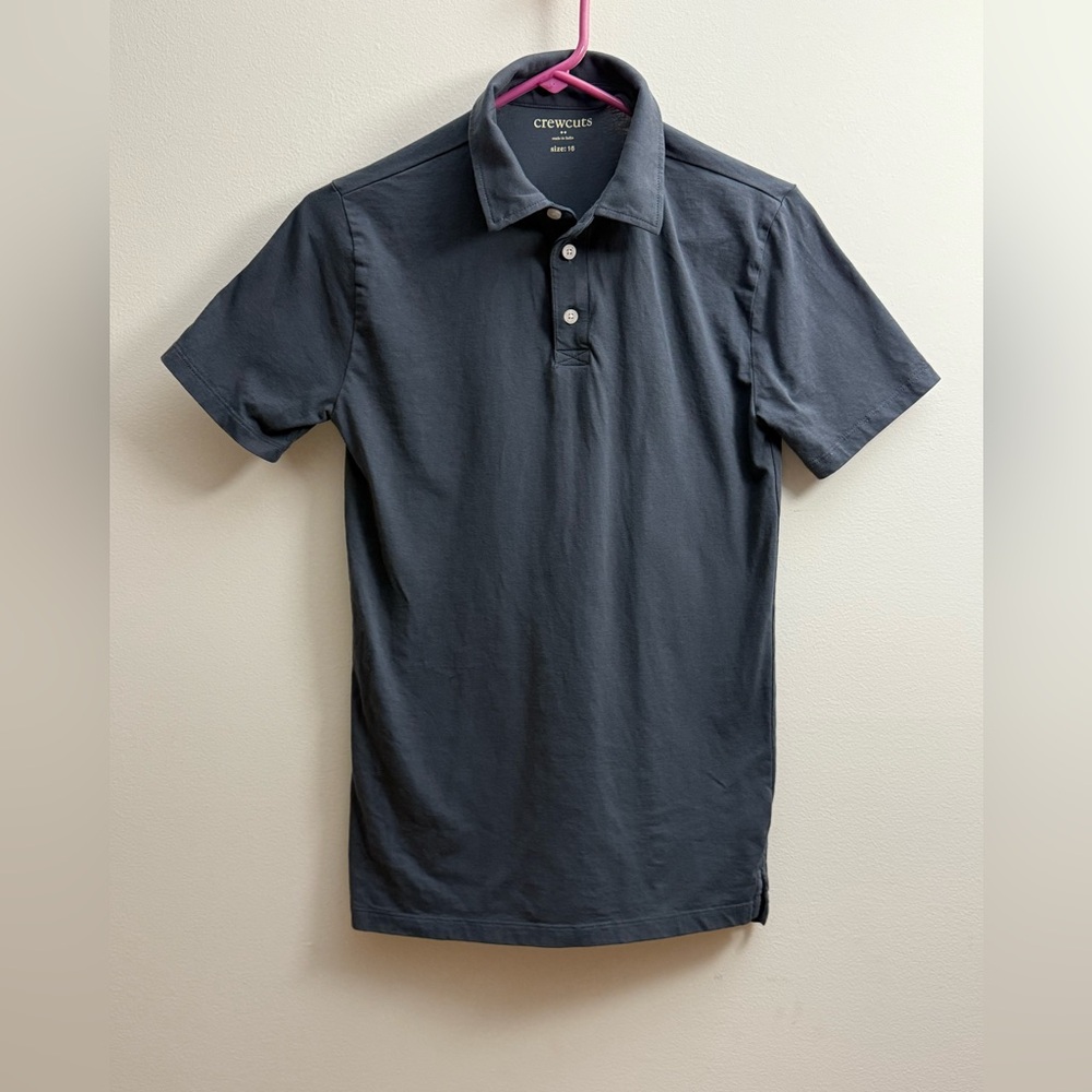 {Crewcuts}-Size: Boy’s 16-Gray Polo Shirt